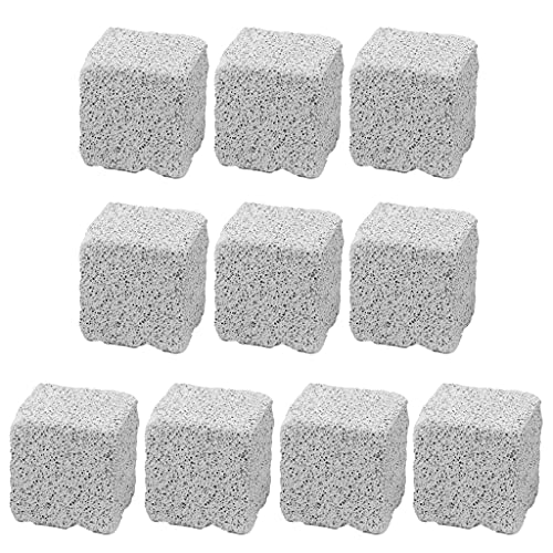 Zeizafa 10Pcs Hamster Kauspielzeug Lava Quadrat Stein Zähne Schleifen Spielzeug Mineral Stein Kauen Spielzeug Für Chinchilla Kaninchen Zähne Schleifen Lava Block von Zeizafa