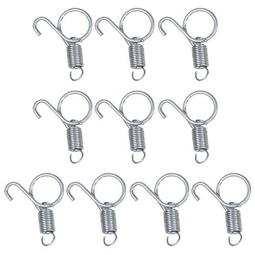 Zeizafa 10Pcs Metall Finger Feder Für Latch Haken Käfig Tür Feder Haken Für Befestigung Kaninchen Vogel Geflügel Käfig Türen 2 S Feder Latch Haken von Zeizafa