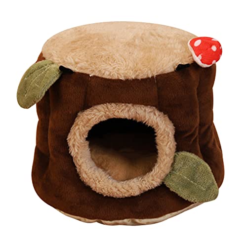 Zeizafa Papagei Snuggle Warmes Nest Plüsch Hängematte Zelt Kleines Haustier Winterbett Mit Metallketten Für Sittich Streifenhörnchen Rennmäuse Kleintier Hamster Bett Haus Winter Warm Vogelnest von Zeizafa