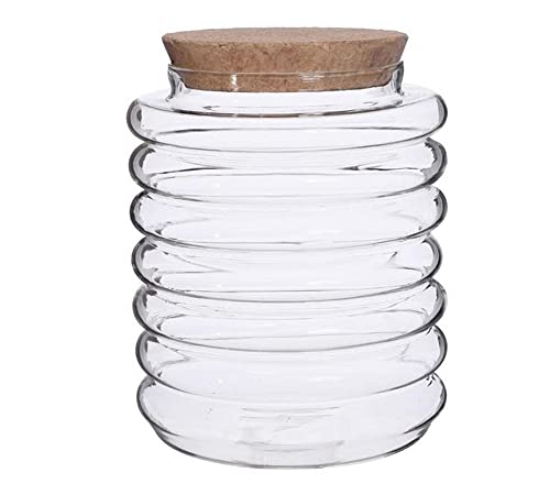 Terrarium Gerippte D 13,5 H 16 Kork Dekorationen Blumenzusammensetzung Terrarium Gerippte D 13,5 H 16 Kork Dekorationen Blumenzusammensetzung von Zelda Bomboniere