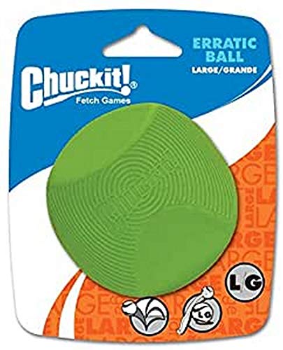 Chuckit! Erratic Ball Hundespielzeug, 7,5 cm, Größe L von Chuckit!