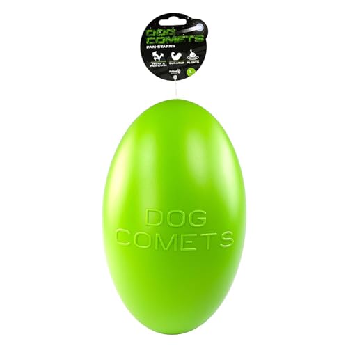 Dog Comets Pan-Stars - Hundespielzeug - Hundeball - geeignet für große Hunde - schwimmend – L - 30 cm - Grün von Dog Comets