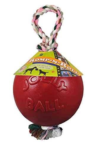 Zen-Kat Jolly Ball Romp-n-Roll 20 cm Rot von Horsemen's Pride