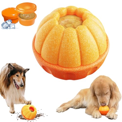 ZenQeek Frozen Treat Hundespielzeug für interaktive Kauer, befüllbares Hundespielzeug zum Einfrieren, Kauspielzeug mit gefrorener Form für mittelgroße und große Hunde, leicht zu reinigen ZenQeek Frozen Treat Hundespielzeug für interaktive Kauer, befüllbares Hundespielzeug zum Einfrieren, Kauspielzeug mit gefrorener Form für mittelgroße und große Hunde, leicht zu reinigen von ZenQeek
