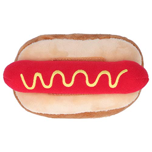ZenithAur -Food -Form gefülltes Spielzeug, Hot Dog Plüschhundspielzeug mit quietschbarer weicher Textur für pelzige Freunde ZenithAur -Food -Form gefülltes Spielzeug, Hot Dog Plüschhundspielzeug mit quietschbarer weicher Textur für pelzige Freunde von ZenithAur