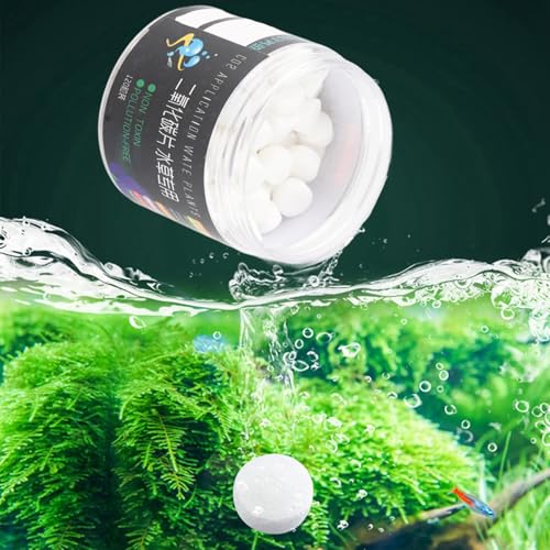 Zenithaur CO2 -Tabletten für Aquariumpflanzen Kohlendioxidgenerator Aquarium Wasserpflanze CO2 -Supplement für bepflanzte Fischtankwachstum und Gesundheit von ZenithAur