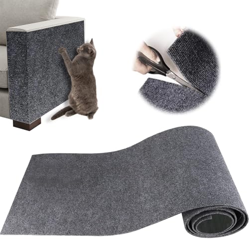 ZenithyrEn kratzmatte Katze, kratzmatte selbstklebend, wiederverwendbar und zuschneidbar, ideal für Sofas, Möbel und Wände, einfach anzubringen, Sisal und Teppich(100 x 30 cm) ZenithyrEn kratzmatte Katze, kratzmatte selbstklebend, wiederverwendbar und zuschneidbar, ideal für Sofas, Möbel und Wände, einfach anzubringen, Sisal und Teppich(100 x 30 cm) von ZenithyrEn