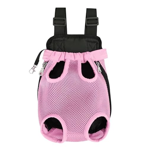 Rucksack Katze und Hund - Transportrucksack für Hunde und Katzen - Transport für kleine Hunde - Flugzeugkabinenkoffer (Rosa, L: 38 x 23 cm) von Zentaurus