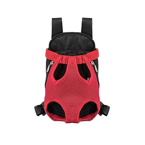Rucksack für Katze und Hund – Transport-Rucksack für Hunde und Katzen – Transport für kleine Hunde – Flugzeugkabinenkoffer (rot, XL: 42 x 30 cm) von Zentaurus