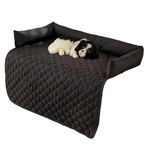 Zentaurus Großes Hundebett, Hundebett für mittelgroße und große Hunde, Matratze für große Hunde, waschbarer Sofabezug, Schwarz, 90 x 90 cm Zentaurus Großes Hundebett, Hundebett für mittelgroße und große Hunde, Matratze für große Hunde, waschbarer Sofabezug, Schwarz, 90 x 90 cm von Zentaurus