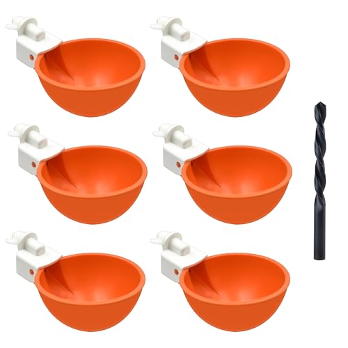 ZenxyHoC DIY Hühnerwasserbecher 6 Stück, Hühnertränke Hühnerwasserspender, Automatische Geflügeltränke Set ZenxyHoC DIY Hühnerwasserbecher 6 Stück, Hühnertränke Hühnerwasserspender, Automatische Geflügeltränke Set von ZenxyHoC