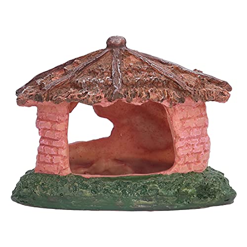 Aquarium Shelter Decorations Simulation Resin Reptile Shelter Playground for Fish Tank Aquarium Small Reptiles Turtles Eidechsen Frösche Aquarium Shelter Decorations Simulation Resin Reptile Shelter Playground for Fish Tank Aquarium Small Reptiles Turtles Eidechsen Frösche von ZephyVita