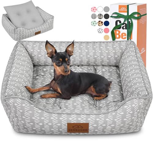 Zerbuger Rechteckiges Katzen- und Hundebett für große, mittelgroße und kleine Haustiere, für drinnen und draußen, maschinenwaschbar, Schlafsofa, rutschfeste Unterseite, weiches Welpenbett, langlebig Zerbuger Rechteckiges Katzen- und Hundebett für große, mittelgroße und kleine Haustiere, für drinnen und draußen, maschinenwaschbar, Schlafsofa, rutschfeste Unterseite, weiches Welpenbett, langlebig von Zerbuger