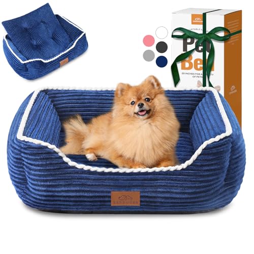 Zerbuger Rechteckiges Katzenbett, Marineblau, 63,5 cm Zerbuger Rechteckiges Katzenbett, Marineblau, 63,5 cm von Zerbuger