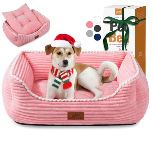 Zerbuger Rechteckiges Katzenbett, Rosa, 76,2 cm von Zerbuger