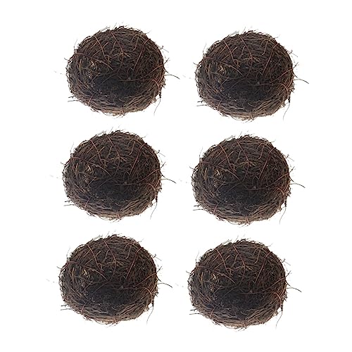 Zerodeko 1 Satz Simuliertes Vogelnest Vogelhaus Weinrebe Vogelnest Vogelornamente Simulation Landhausstil Gartenarbeit Vogeldekor Künstliches Material Handwerk 6 Stück Zerodeko 1 Satz Simuliertes Vogelnest Vogelhaus Weinrebe Vogelnest Vogelornamente Simulation Landhausstil Gartenarbeit Vogeldekor Künstliches Material Handwerk 6 Stück von Zerodeko