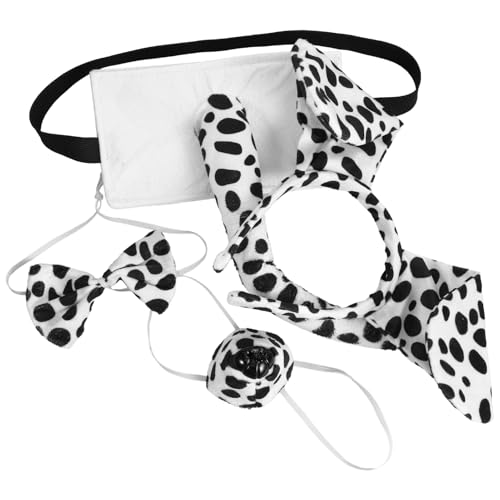 Zerodeko 1 Satz Tierset für Kostümpartys Hundekostüm mit Ohren Fliege und Nase für Halloween und Cosplay Leicht und Bequem Kreative Partyaccessoires Zerodeko 1 Satz Tierset für Kostümpartys Hundekostüm mit Ohren Fliege und Nase für Halloween und Cosplay Leicht und Bequem Kreative Partyaccessoires von Zerodeko