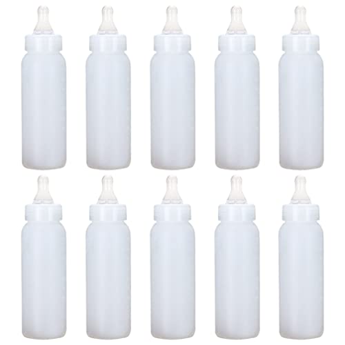 Zerodeko 10er-Pack Bauernhof Flasche für Ferkel, Lamm, Kalb & Co. - 250ML, Weiß, HDPE, 21x5.5x5.5cm, Handbetrieben, 547V, Tierfütterungsflasche Zerodeko 10er-Pack Bauernhof Flasche für Ferkel, Lamm, Kalb & Co. - 250ML, Weiß, HDPE, 21x5.5x5.5cm, Handbetrieben, 547V, Tierfütterungsflasche von Zerodeko