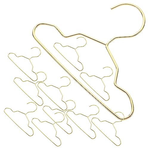 Zerodeko 10 Stück Metall-kleiderbügel Für Hunde Tragbare Kleiderbügel Für Haustiere Für Welpen Und Katzen Wiederverwendbar Einfach Zu Bedienen von Zerodeko