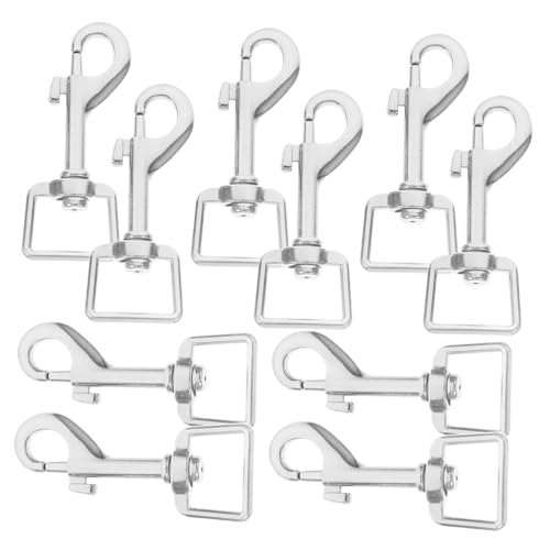 Zerodeko 10stücke Drehbare Karabinerhaken Für Hundeleine Gefederte Karabinerhaken Drehbarer Hundeleinenverschluss Leinenclip Aus Metall Geeignet Für Hunde Und Katzenleinen Zerodeko 10stücke Drehbare Karabinerhaken Für Hundeleine Gefederte Karabinerhaken Drehbarer Hundeleinenverschluss Leinenclip Aus Metall Geeignet Für Hunde Und Katzenleinen von Zerodeko