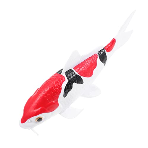 Zerodeko 1Stück Kreative Kunststoff Fischform Desktop Dekoration Empfindlicher Fischschmuck für Büro Zuhause Ornament für Aquarien Langlebiges Design aus Hochwertigem von Zerodeko