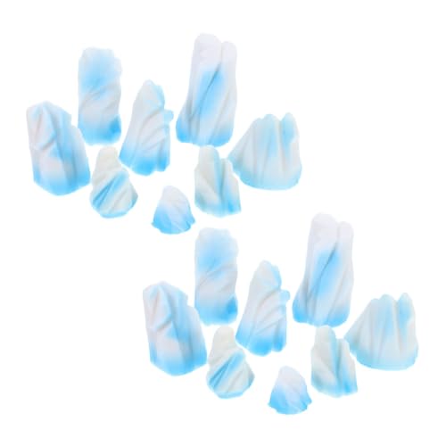 Zerodeko 2sätze Eisbergfiguren Aus Harz Winzige Ornamente Für Aquarium Und Puppenhaus Miniatur-landschaftsdekoration Robustes Material Für Mikro-Dekorationen Zerodeko 2sätze Eisbergfiguren Aus Harz Winzige Ornamente Für Aquarium Und Puppenhaus Miniatur-landschaftsdekoration Robustes Material Für Mikro-Dekorationen von Zerodeko