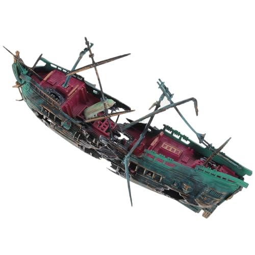 Zerodeko Aquarium Deko Shipwreck Ornament Echtistische Schiffswrack Verzierung Aus Hochwertigem Resin Für Fischbecken Langlebig Robust Und Attraktiv Für Aquarienlandschaften Zerodeko Aquarium Deko Shipwreck Ornament Echtistische Schiffswrack Verzierung Aus Hochwertigem Resin Für Fischbecken Langlebig Robust Und Attraktiv Für Aquarienlandschaften von Zerodeko