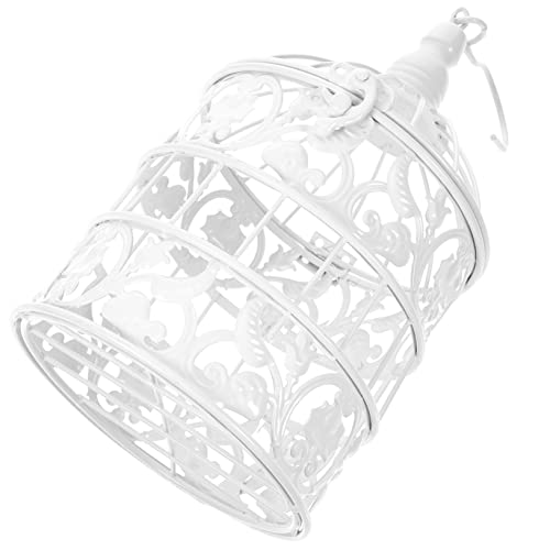Zerodeko Vogelkäfig- Aus Eisen Metall Blume Outdoor-Ornament Hochzeit Vogelkäfig Schmücken 35 6 X 35 6 X 81 3 cm Szenen-Layout Foto-Requisite von Zerodeko