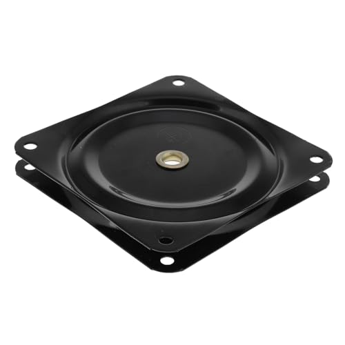 Zerodeko Schwerlast Möbel Drehplatte Schwarz mit Halbkugellager für Stühle Tische Couchtische und Regale Robuste Drehbasis Ersatzteil für Barhocker und Sitzmöbel von Zerodeko