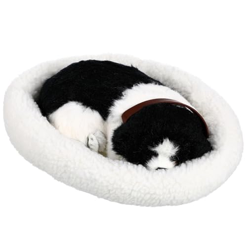 Zerodeko Simulationstiermodell schlafendes Tier Gefülltes interaktives Haustierspielzeug Haustiere Halloween Dekoration Halloween Decoration Kuscheltiere Spielzeug lebensechte atmende Hunde Zerodeko Simulationstiermodell schlafendes Tier Gefülltes interaktives Haustierspielzeug Haustiere Halloween Dekoration Halloween Decoration Kuscheltiere Spielzeug lebensechte atmende Hunde von Zerodeko