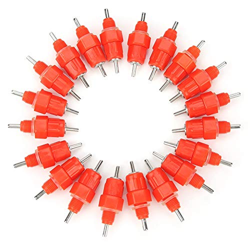 20 Stück Automatische Hühnerwasser Nippel Trinker Schraube Geflügel Henne Ente in Typ Hühner Ente Viehtrinker Feeder 20 Stück Automatische Hühnerwasser Nippel Trinker Schraube Geflügel Henne Ente in Typ Hühner Ente Viehtrinker Feeder von Zerodis