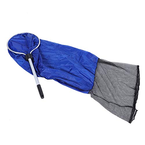 Aquarium Fish Net, wasserdichtes Weichfisch-Transfernetz Long Koi Tansfer Mesh Basket mit 20 Zoll langem Griff für mittelgroßes Laichen, Züchten, Pflege und Transfer von Fischen(Diameter 30CM) von Zerodis