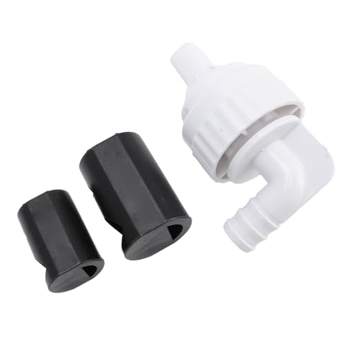Aquarium Wasserauslassadapter Wasserveränderer Wasserauslassschlauchanschluss Set Verhindern (White) von Zerodis