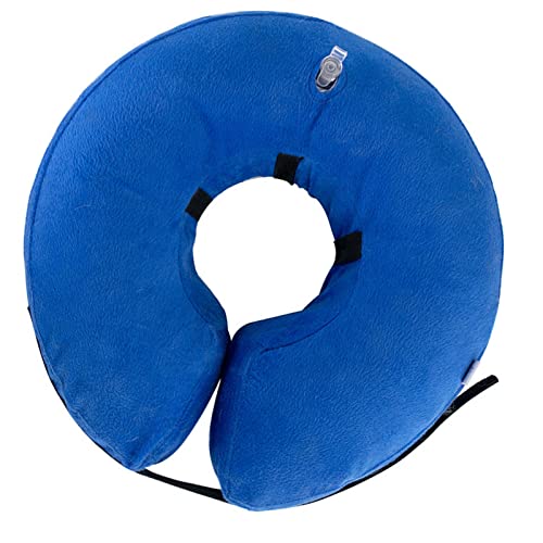 Zerodis Aufblasbares Hundehalsband, Schützendes, Verstellbares, Hautfreundliches Weich-PVC-Haustierkegelhalsband in S-Größe für Katzen Zur Postoperativen Genesung Zerodis Aufblasbares Hundehalsband, Schützendes, Verstellbares, Hautfreundliches Weich-PVC-Haustierkegelhalsband in S-Größe für Katzen Zur Postoperativen Genesung von Zerodis