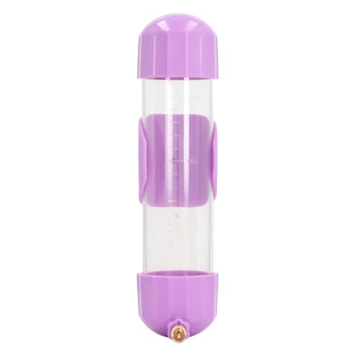 Auslaufsicherer Papageien-Wasserspender, Automatischer Wasserspender für Kleine, Mittelgroße Papageien mit Auffälligem Pin-Design (Purple) von Zerodis