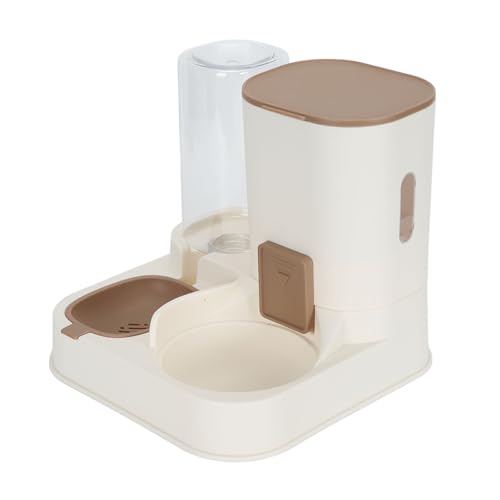 Automatischer 2-in-1-Wasserspender für Haustiere, PP-Schwerkrafttränke, Großes Fassungsvermögen, Katzenfutterspender und Wasserspender, Abnehmbarer Wasserspender für Tierfutter Automatischer 2-in-1-Wasserspender für Haustiere, PP-Schwerkrafttränke, Großes Fassungsvermögen, Katzenfutterspender und Wasserspender, Abnehmbarer Wasserspender für Tierfutter von Zerodis