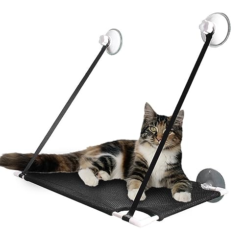 Zerodis Bequeme Fenster-Hängematte für Katzen, Fenster-Hängematte für Katzen, Bequeme Fenster-Hängematte für Katzen, Atmungsaktiv, Am Fenster Montiert, Sitzstange für Katzen Am Fenster, Zerodis Bequeme Fenster-Hängematte für Katzen, Fenster-Hängematte für Katzen, Bequeme Fenster-Hängematte für Katzen, Atmungsaktiv, Am Fenster Montiert, Sitzstange für Katzen Am Fenster, von Zerodis