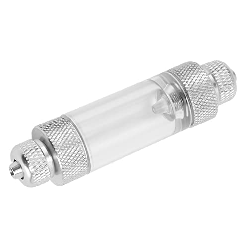 CO2-Blasenzähler, CO2-Blasenzähler, Genaues Zählen, CO2-Regler aus Aluminiumlegierung für Aquarien (Doppelkopf 82 x 20 mm/ 3,2 x 0,79 Zoll) von Zerodis