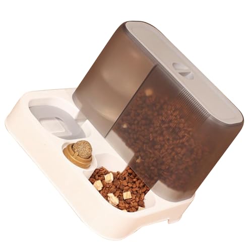 Doppel Haustiere Wasser Futternapf mit Timing Gerät Katze Wassernapf Timing Abnehmbare Wasser und Futternapf Gerät Moderate Kapazität Abnehmbare Doppel Haustiere Wasser Futternapf für Haustiere (Grau) Doppel Haustiere Wasser Futternapf mit Timing Gerät Katze Wassernapf Timing Abnehmbare Wasser und Futternapf Gerät Moderate Kapazität Abnehmbare Doppel Haustiere Wasser Futternapf für Haustiere (Grau) von Zerodis