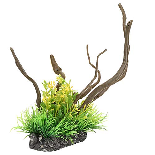 GOTOTOP Aquarium Dekoration, lebendige Simulation Kunststoff Wasserpflanzen Dekoration Aquarium Landschaft Ornament für Aquarium dekorative Landschaftsgestaltung von GOTOTOP