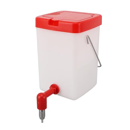 Hängender Hühnernippeltränke mit Großem Fassungsvermögen, Langlebiges ABS, Auslaufsicheres Design, Einzigartiges Hängedesign, Automatische Brennnadel-Tränkemethode für den (600 ml) von Zerodis