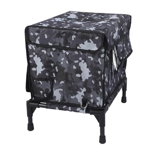 Heizte Katzenhaus Camouflage Kratzfestes 3 -Gang -Timing Im Freien Im Außenunterkunft für Katze [Kunststoff, Stoff, Baumwolle, Eisen] (EU-Stecker 220V) von Zerodis