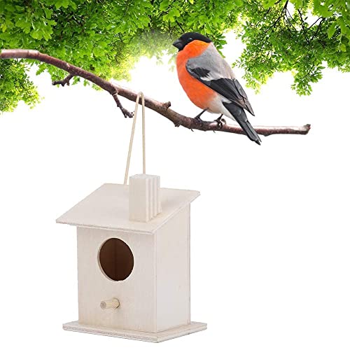 Hölzernes Vogelhaus, Bird House 4 Stück hängende Wooden Bird Nests Vogelzuchtbox Nicht leicht von Insekten für Finch Cockatiel Wellensittich Papagei Gartendekoration Hölzernes Vogelhaus, Bird House 4 Stück hängende Wooden Bird Nests Vogelzuchtbox Nicht leicht von Insekten für Finch Cockatiel Wellensittich Papagei Gartendekoration von Zerodis