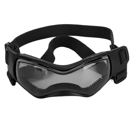 Hundebrille Stilvolle Hundesonnenbrille UV-Augenschutz Wind Staub Nebelschutz Hundebrille Haustier-Sonnenbrille für den Außenbereich (Black) von Zerodis