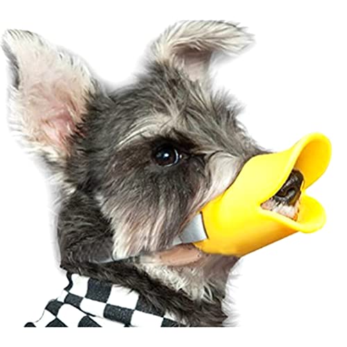 Hundemaulkorb Anti Bite Duck Mouth Soft Duck Silikon Mundschutz Anti Called Mouth für Große, Mittelgroße und Kleine Hunde, Am Besten, um Bellen, Lecken und Beißen zu Verhindern (15 x 18–30 cm) von Zerodis