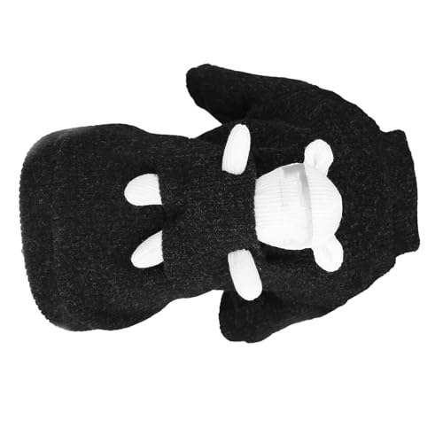 Hundepullover, Hundepullover, Verdickt, für den Winter, Hundebekleidung, Bekleidung, Strickwolle, Niedlicher Bär, Spielzeugform, Warme Kleidung, Gemütlich Warm, Niedlich (XXL) von Zerodis