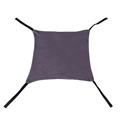 Katzen-Hängemattenbett, 2 Seiten Unter Hängende Matte Warmer Stuhltisch Hängematten für Katzen, Beige Grey S, für Katzen, Meerschweinchen, Chinchilla, Frettchen, Hasen, Ratten, Kitty., Mit 4 (S) von Zerodis