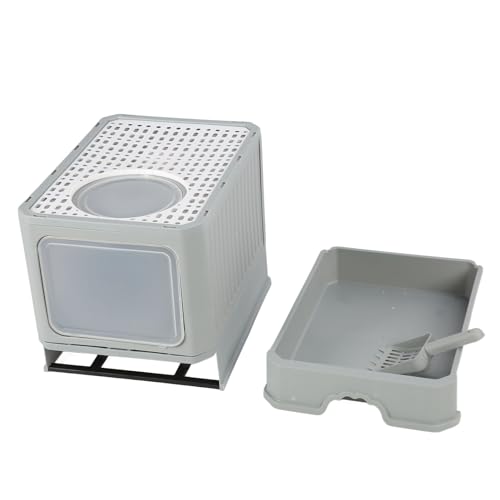 Katzentoilette, Katzentoilette, Töpfchenbox, Herausnehmbar, Vollständig Geschlossen, Schubladentyp, Verhindert Auslaufen, Großer Platz, Kätzchen-Toilettenbox für den Katzentoilette, Katzentoilette, Töpfchenbox, Herausnehmbar, Vollständig Geschlossen, Schubladentyp, Verhindert Auslaufen, Großer Platz, Kätzchen-Toilettenbox für den von Zerodis