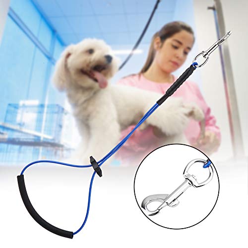 PET -Pflegeschleife 19.7in Einstellbarer Einzelnacho -Hoop Edelstahldraht -Sicherheitsseil für PET -Pflegetisch mit Drehscheibe Soft Kissen Schutz Schnellfreisetzung Slide Design Design PET -Pflegeschleife 19.7in Einstellbarer Einzelnacho -Hoop Edelstahldraht -Sicherheitsseil für PET -Pflegetisch mit Drehscheibe Soft Kissen Schutz Schnellfreisetzung Slide Design Design von Zerodis