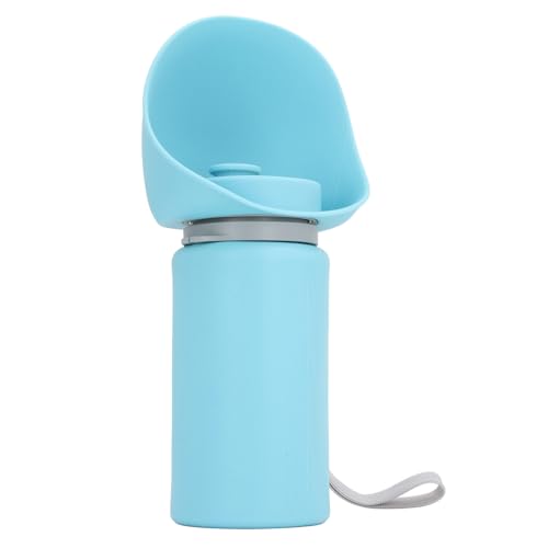 Tragbare Haustierwasserflaschen und Leckflaschen mit Großem Kaliber, das Trinken von Fahren für Fahrt, Outdoor -Aktivitäten - Faltbares Design (550 ml) von Zerodis